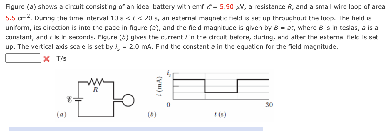 Solved Figure (a) shows a circuit consisting of an ideal | Chegg.com