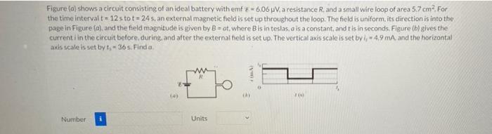 Solved Figure(a) shows a circuit consisting of an ideal | Chegg.com