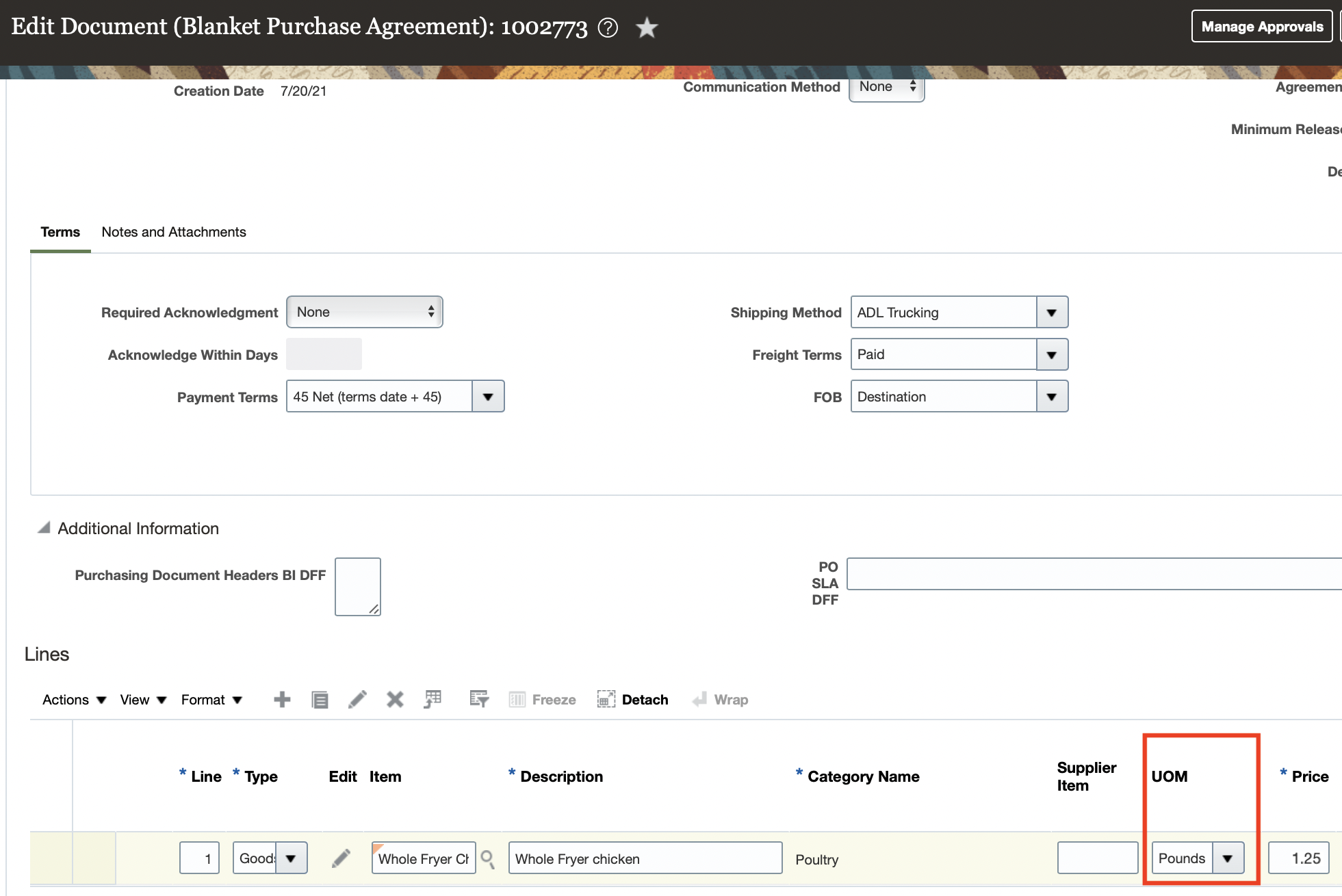 What Is Blanket Purchase Agreement In Oracle Fusion at Ella Reibey blog